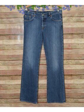 Vtg Y2K Lucky Brand Dungarees Gene Montesano Easy Rider USA Made Womens 10/30